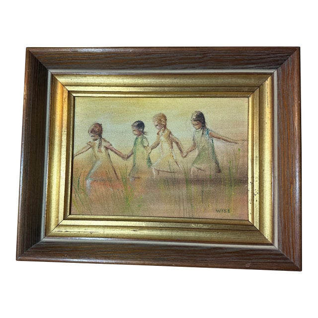 Late 19th Century Oil Painting by Wise. For Sale