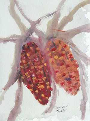 Abstract Corn Painting