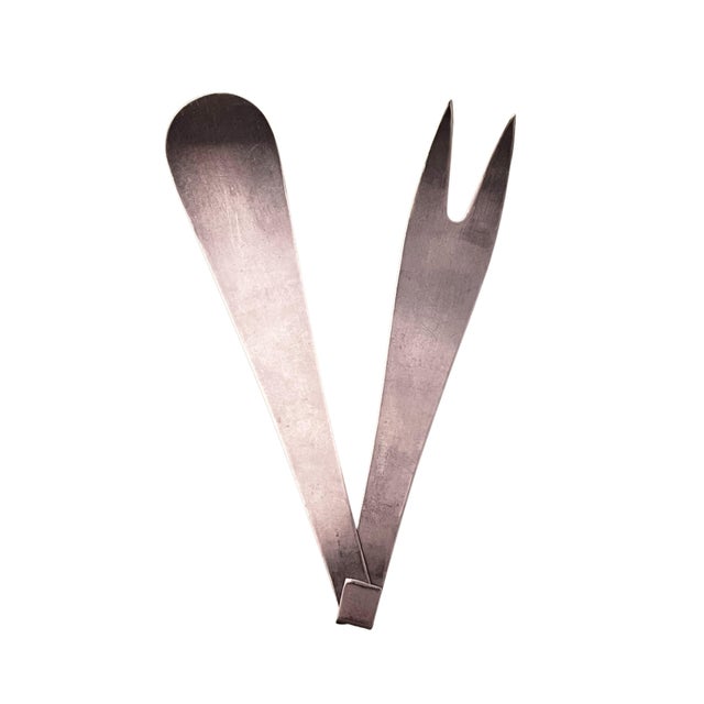 Two-Piece Salad Servers by by Carl Auböck for Amboss, 1970s, Set of 2 For Sale - Image 3 of 7