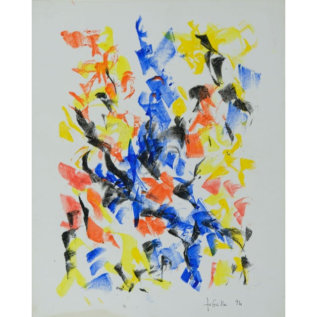 Françoise Galle, The Runner, Pastel Drawing For Sale - Image 6 of 6