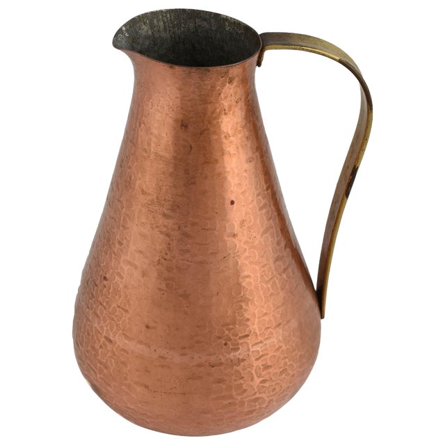 Vintage Copper Pitcher by Harald Buchrucker, Germany, 1950s For Sale