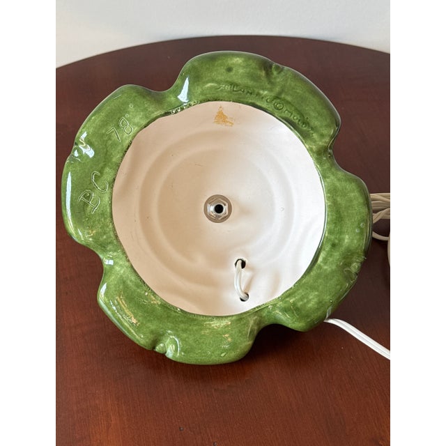 Ceramic 1970s Atlantic Mold Handmade Illuminated Ceramic Christmas Tree For Sale - Image 7 of 10