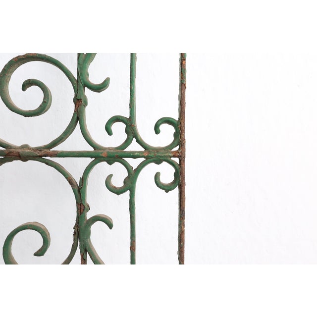 Green Art Deco Cast Iron Wall Decorations, Belgium, 1930s For Sale - Image 8 of 12