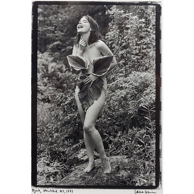 "Bjork Nude in Woodstock" Photograph Signed by Laura Levine, 1991 For Sale - Image 4 of 10