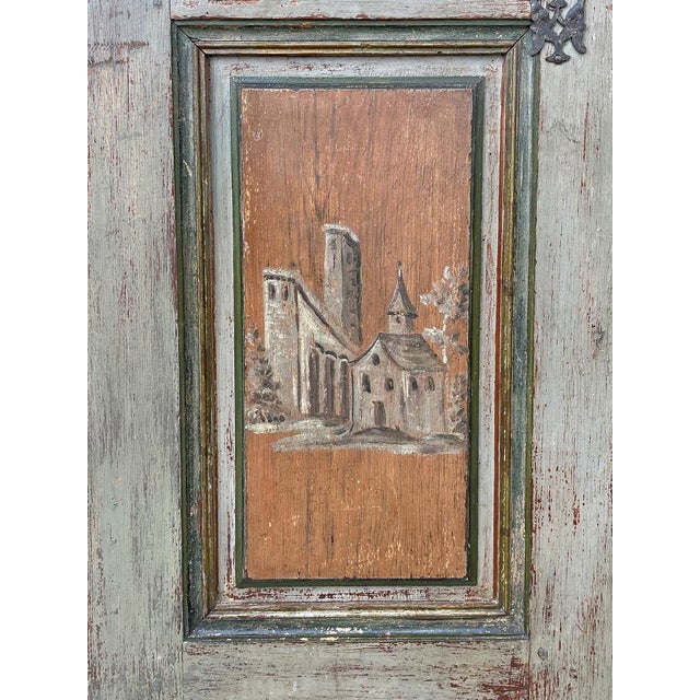 Painted 2-Door Wardrobe, 1804 For Sale - Image 16 of 18