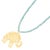 Early 21st Century Bohemian Gold Elephant Beaded Necklace For Sale - Image 5 of 7