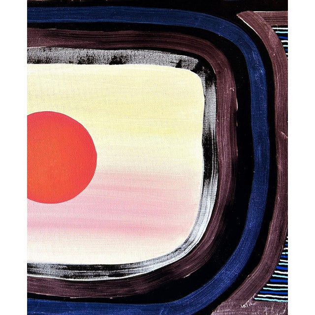 2020s Max Manning “Untitled (CVS275)” Contemporary Blue, Purple, & Red Geometric Abstract Painting, 2024 For Sale - Image 5 of 8