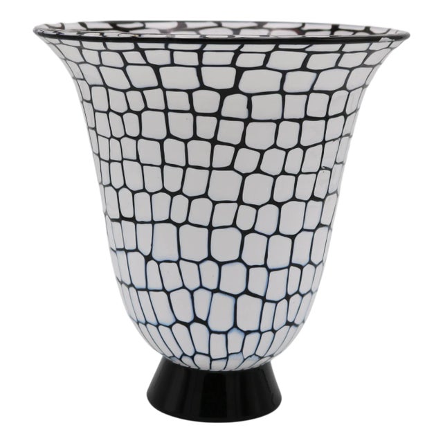 1960s "Neomurrino" Italian Glass Vase by Barovier & Toso For Sale