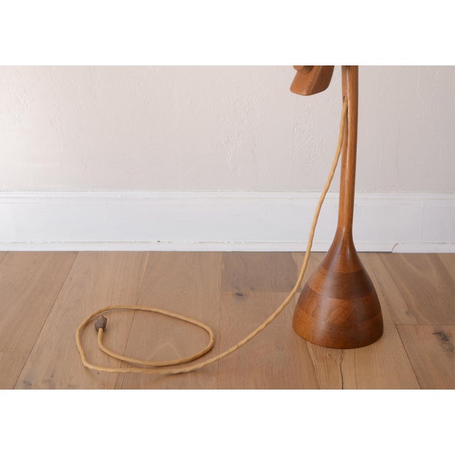 Vintage Danish Modern Sculptural Teak Floor Lamp For Sale - Image 16 of 18