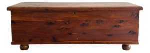 Vintage Cedar Hope Chest Bench by Universal Cabinet Company Chicago Rustic Solid Wood Blanket Trunk Storage Coffee Table
