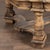 20th Century French Bleached Oak Coffee Table With Trestle Base For Sale - Image 10 of 12