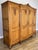 Vintage French Louis XVI Style Carved Oak 4-Door Wardrobe For Sale - Image 3 of 14