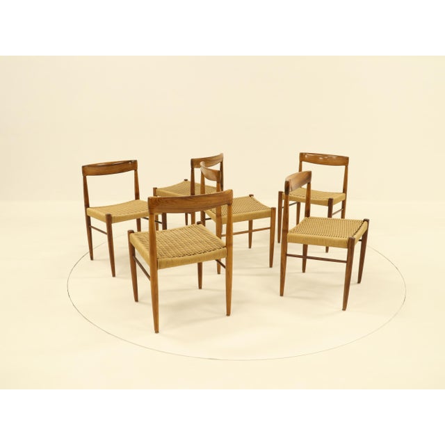 Rosewood Dining Chairs attributed to H. W. Klein for Bramin, Denmark, 1960s, Set of 6 For Sale - Image 13 of 18