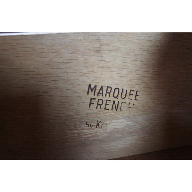 Late 20th Century Late 20th Century Kent Coffey Marquee French Provincial Serpentine Fruitwood Dresser Sideboard For Sale - Image 5 of 14