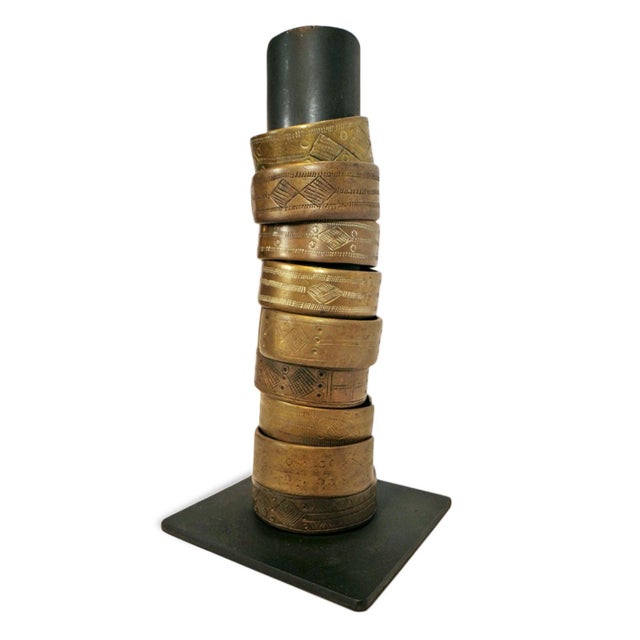 Mid 20th Century Vintage Brass Currency Nigeria For Sale - Image 5 of 5