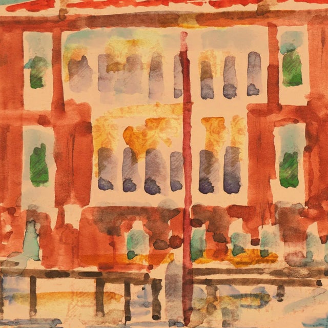 'The Doge's Palace, Venice' by Viva Flower Tapie, Oakland Museum, California Woman Artist For Sale - Image 4 of 10