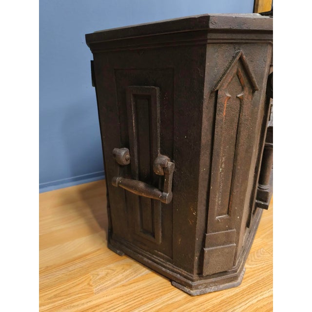 Gothic Style Iron Money Casket For Sale - Image 10 of 18