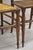 Mid 19th Century Antique Italian Biedermeier Arts & Crafts Walnut Bowtie Chiavari Side Chair Pair For Sale - Image 9 of 12