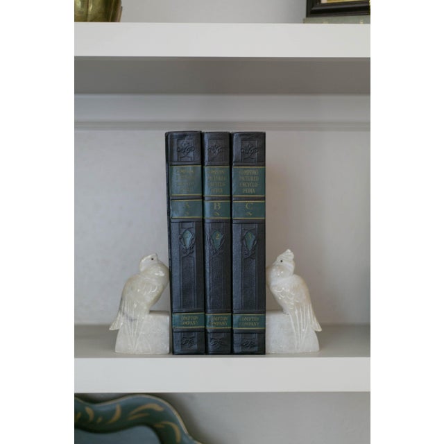 Beautifully rendered in softly veined, light-toned alabaster, these sculptural pieces highlight the natural translucency...