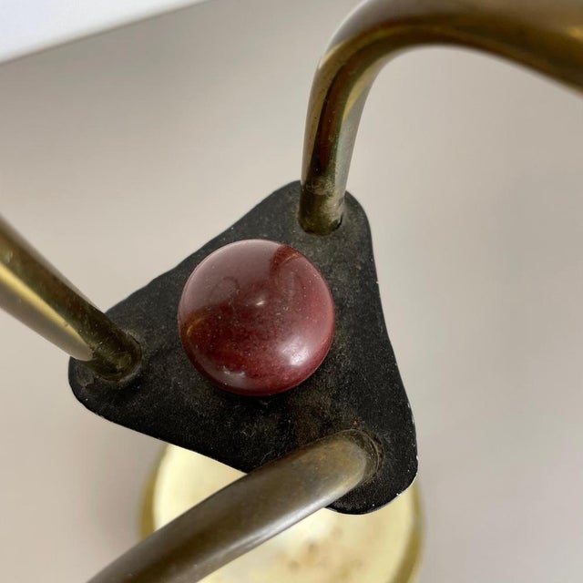 Bauhaus Modernist Metal and Brass Umbrella Stand, Germany, 1950s For Sale - Image 9 of 18
