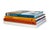 Modern Decorative Books - Rustic Ocean Coffee Table Stack - 4 Orange and Blue Books For Sale - Image 3 of 4