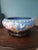 Blue Chinese Cloisonne' Bowl Lotus Design on Carved Stand For Sale - Image 8 of 8