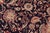 Shabby Chic Floral 1990's Pak-Persian Blue/Red Wool Rug - 6'2'' X 9'3'' For Sale - Image 4 of 9