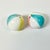 Mid-Century Coastal Boho Chic Beach Ball Salt & Pepper Shakers - A Pair. For Sale - Image 11 of 12