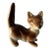 Vintage Mid 20th Century Small Ceramic Fox Figurine For Sale