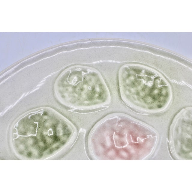 Antique French Faience Oyster Platter For Sale In Tulsa - Image 6 of 10