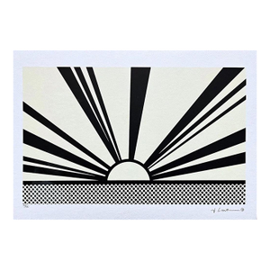 After Roy Lichtenstein, " Sunrise", 1990s, Silk-Screen