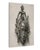 Tribal Atelier Aria Lumae Senufo Kpeliye E Tribal Mask Graphite Study Fine Art Gallery Board Print For Sale - Image 3 of 13