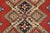 2020s Kazak Rug 8'4'' X 11'3'' Red Wool Tribal Hand-Knotted Oriental Carpet For Sale - Image 5 of 12