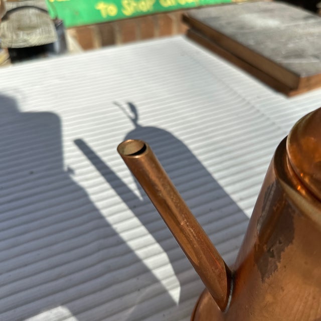 Metal 1970s Copper Teapot With Eagle Accent For Sale - Image 7 of 8