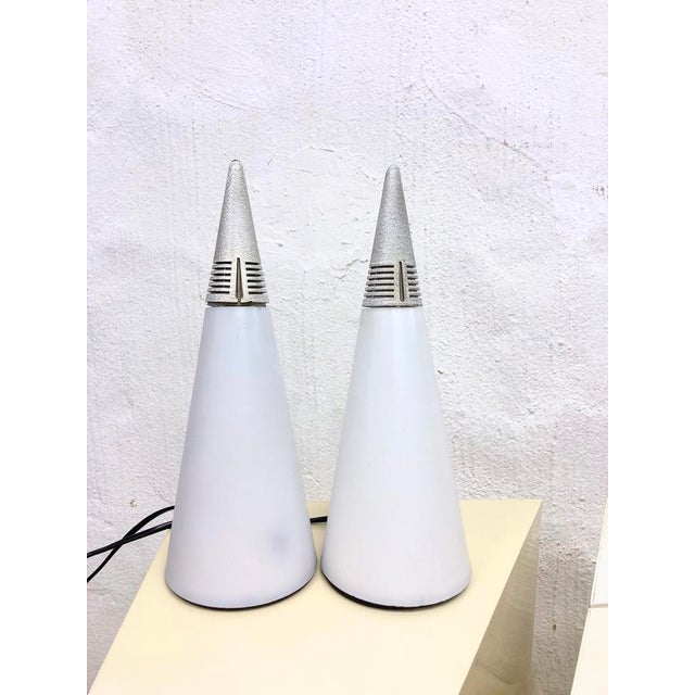 Lota Halogen Table Lamps by Hikaru Mori for Nemo, Italy, 1980s, Set of 2 For Sale - Image 4 of 12