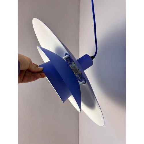 Danube Hanging Lamp in Blue from JEKA For Sale - Image 5 of 11