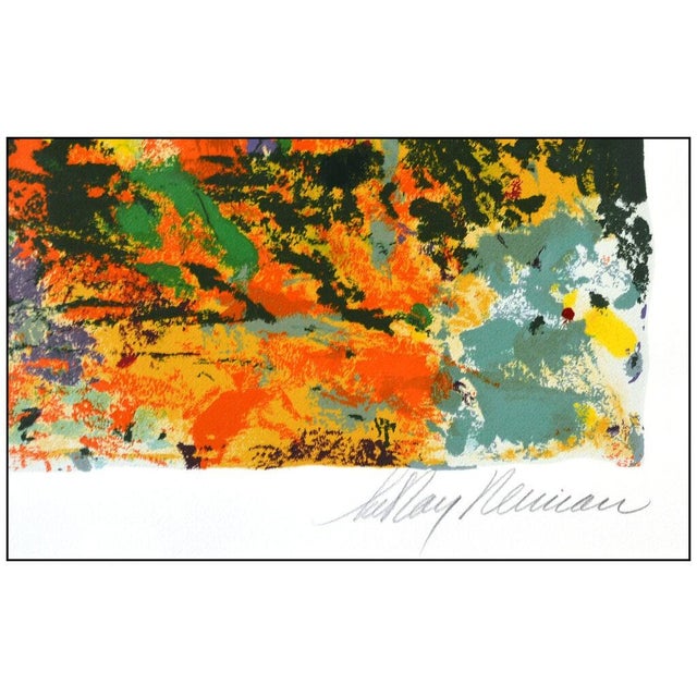 Leroy Neiman 1990s Portrait of a Leopard, LeRoy Neiman For Sale - Image 4 of 6