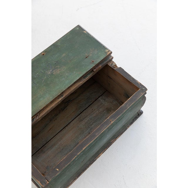 19th Century Pine Painted Swedish Box For Sale - Image 11 of 11