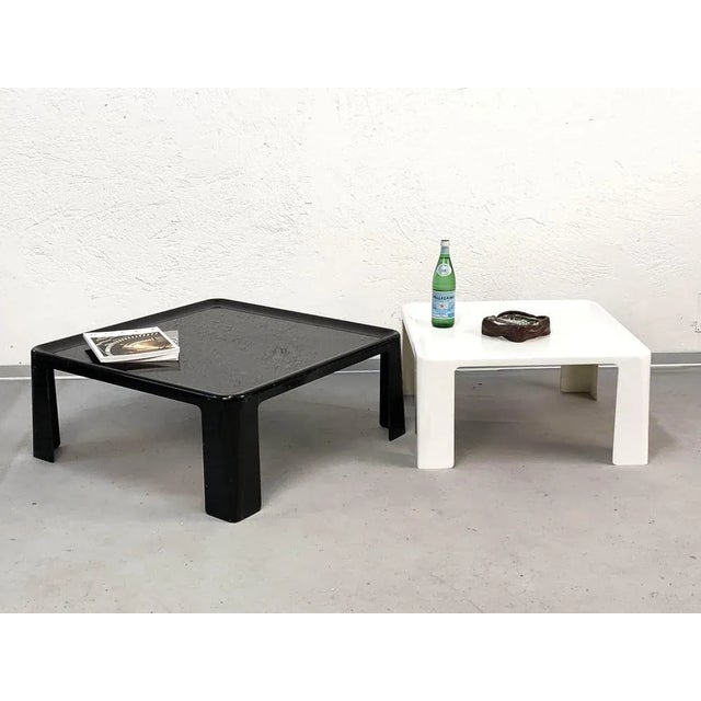 Amanta Coffee Table in Black Fiberglass by Mario Bellini for C&B, Italy, 1960s For Sale - Image 11 of 12