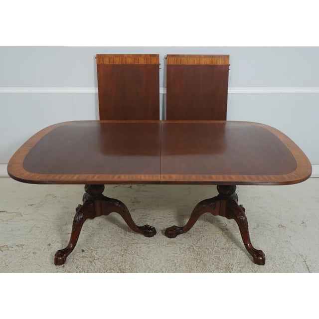 Age: Approx: 25 Years Old Details: Mahogany Ball & Claw Feet Nice Carved Details High Quality Construction Nice Inlay Work...