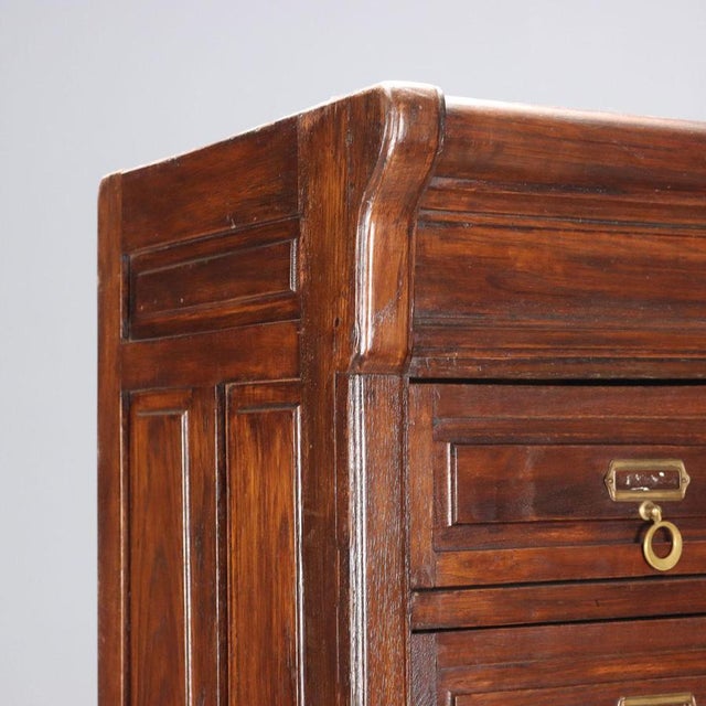 Chest of Drawers in Walnut and Painted Oak For Sale - Image 5 of 11