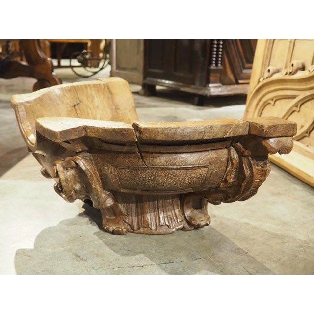 A Beautifully Carved Circa 1750 Oak Boiserie Element From France For Sale In Dallas - Image 6 of 18