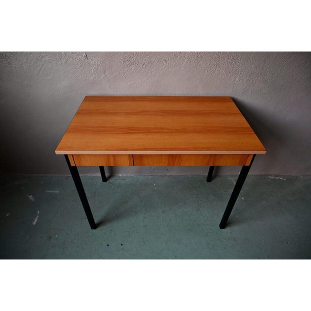 Vintage Modernist Minimalist Desk, 1960s For Sale - Image 11 of 15