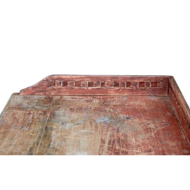 Early 19th Century Swedish Rustic Painted Sideboard For Sale - Image 9 of 10