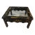 Drexel Heritage Et Cetera Collection Chinoiserie Black Gold & Burl Coffee Table. For Sale