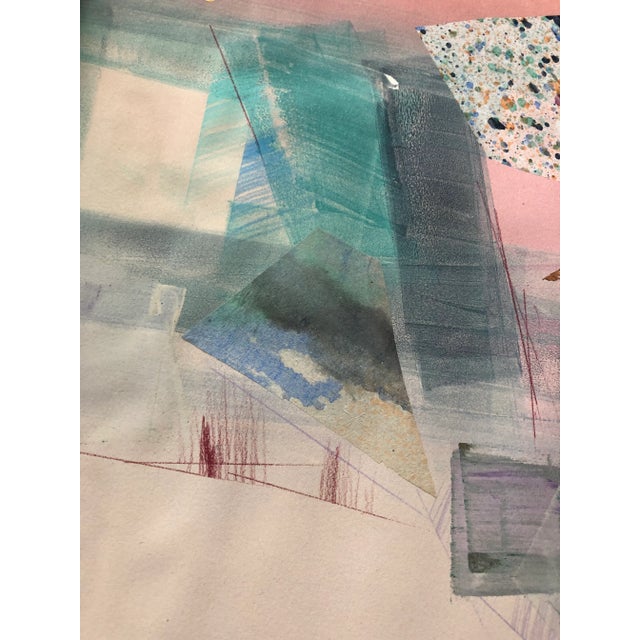 Abstract Lithograph "Dreamscape" 1980's For Sale - Image 4 of 9