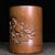 Hand-Carved Bamboo Brush Pot With Pomegranate Motif For Sale - Image 4 of 9