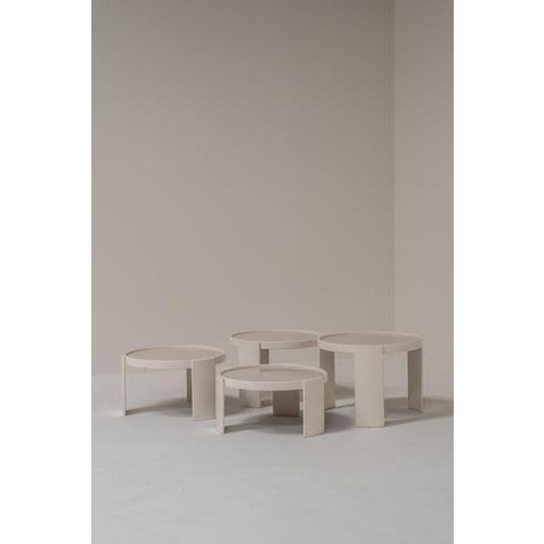 Model 78s0 Stacking Tables attributed to Gianfranco Frattini for Cassina, 1966, Set of 4 For Sale - Image 6 of 13