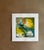 An expressive abstract watercolor alive with luminous golden yellows, moss greens, and deep ocean blues. Organic forms and...