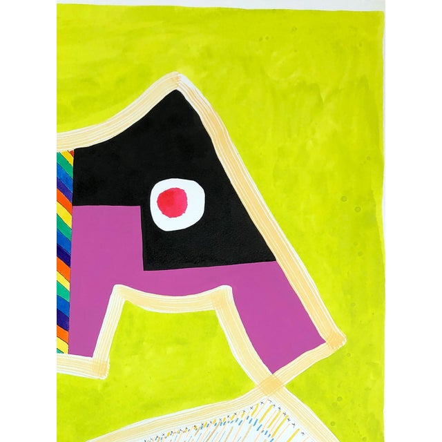 Max Manning “Untitled (PPR 348)” Contemporary Abstract Colorful Geometric Patterned Painting, 2021 For Sale - Image 4 of 7